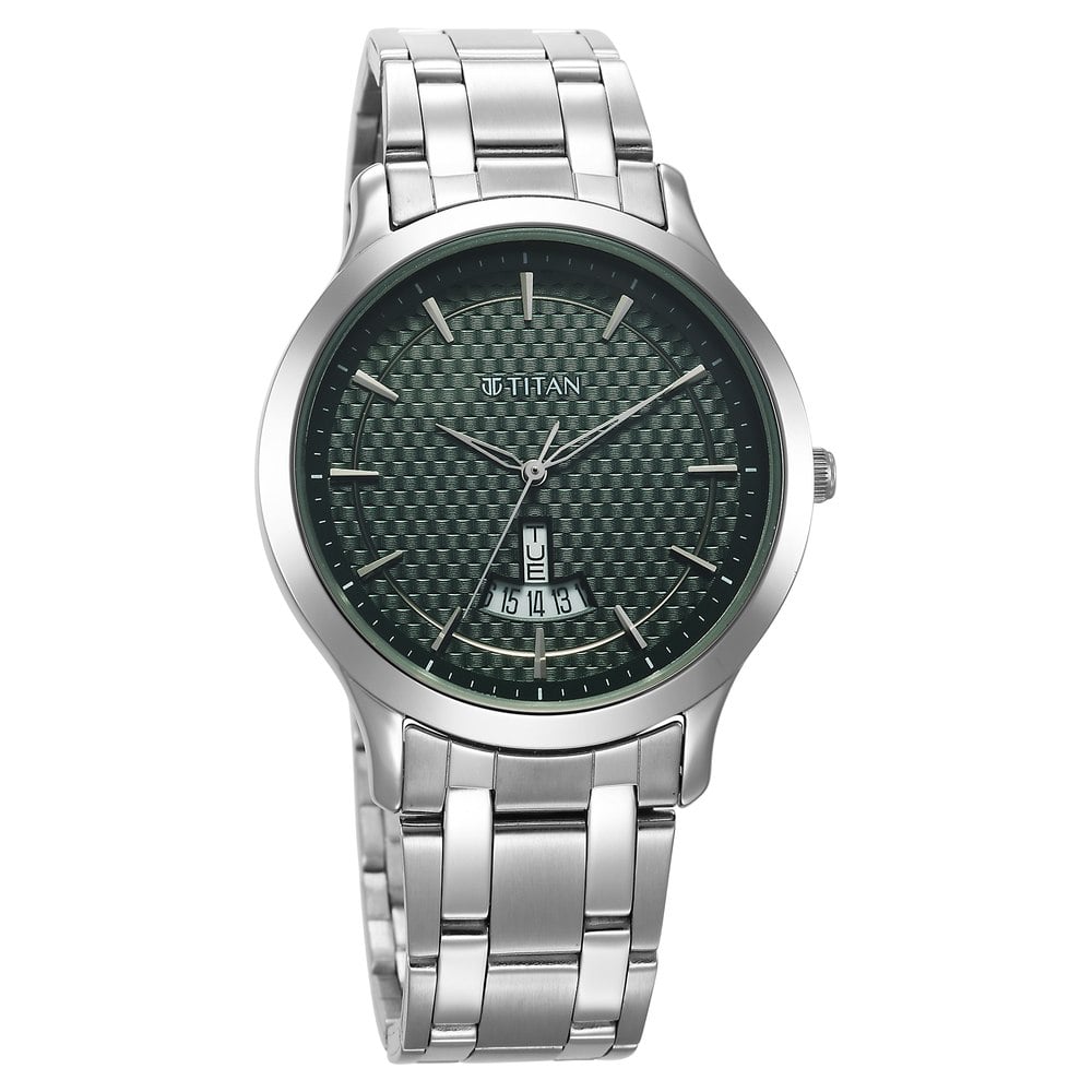 Titan Karishma Quartz Analog Green