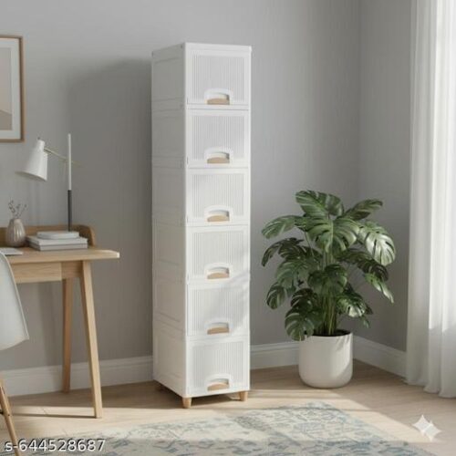 6 Tier Plastic Wardrobe for Clothes