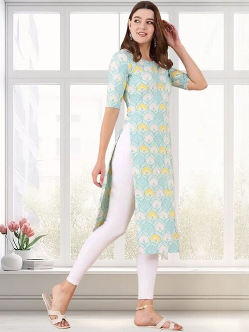 SZN Women Ethnic Motifs Printed Straight Kurtas