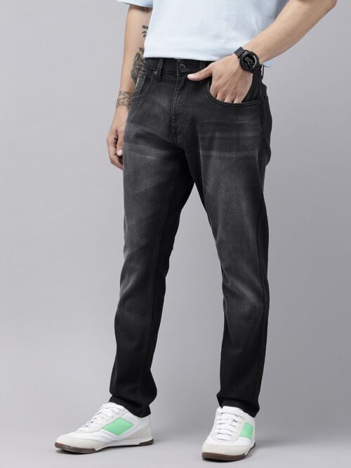 Men Henry Skinny Fit Light Fade Stretchable Jeans