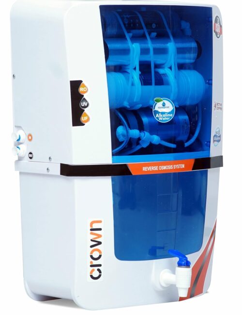 AQUA D PURE Bio Alkaline With Advanced Copper Ro Water Purifier With Ro, Uv, Uf, Tds Adjuster 12L | 8 Stage Purification | Suitable For All Type Water Supply, Blue