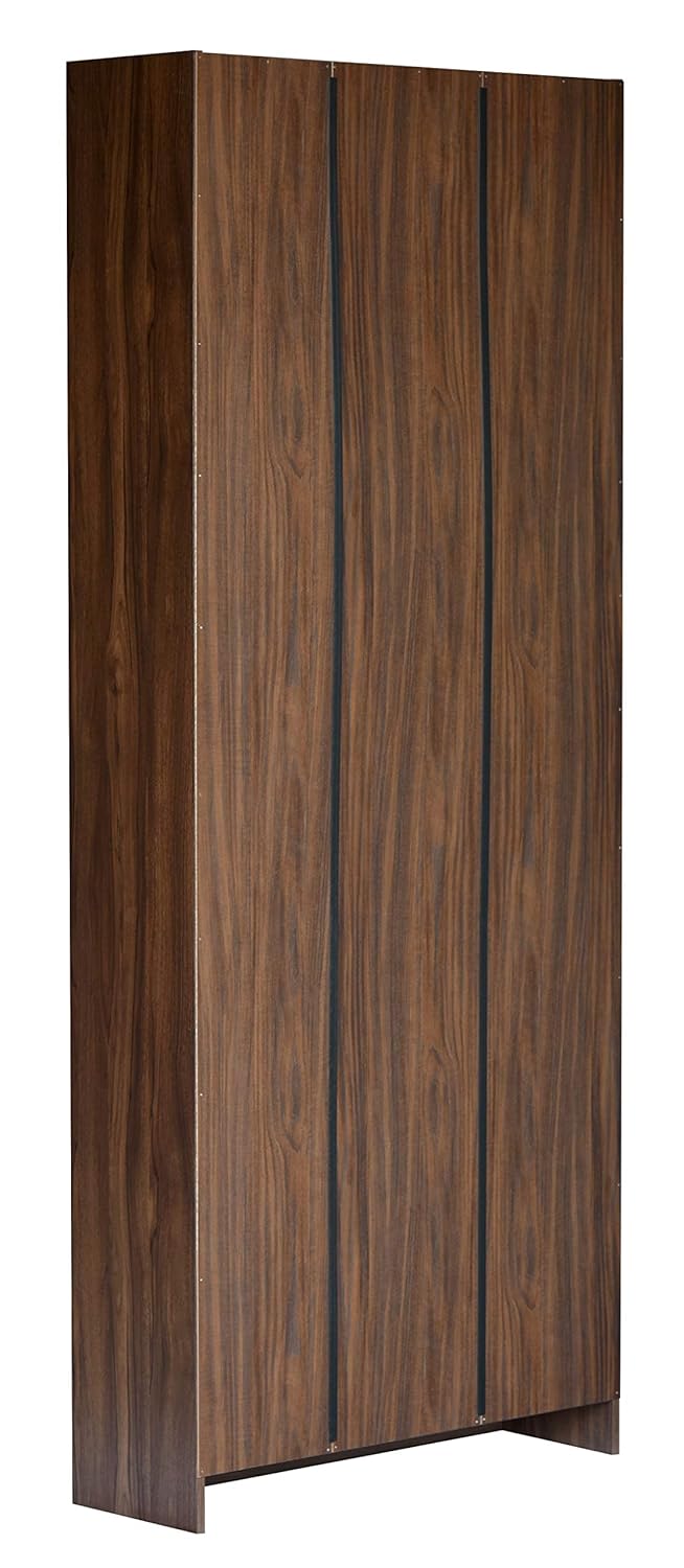 DeckUp Muvo 6-Shelf Engineered Book Shelf and Display Unit (Walnut, Matte Finish)