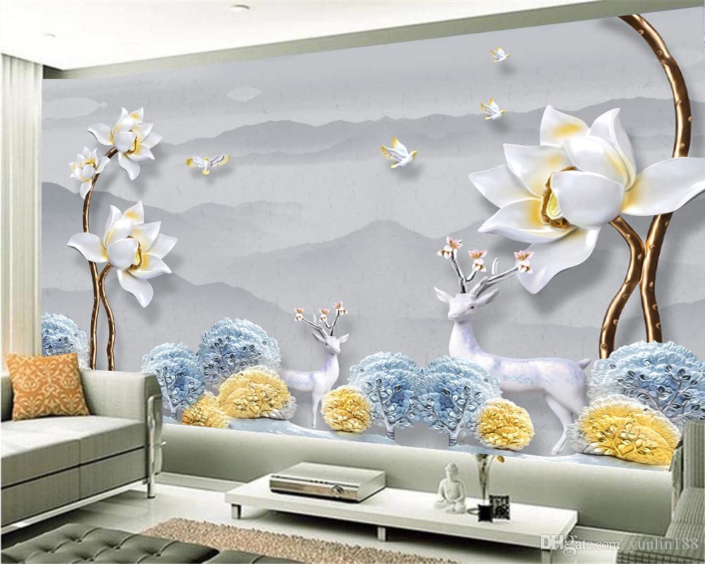 Decorative Large Wallpaper Wall Sticker for Home Decor, Living Room, Bedroom, Hall, Kids Room, Play Room, Office Decor-(4×6 feet)-173
