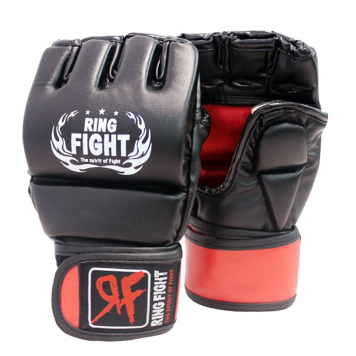 RF-TPGG-12L MMA Gloves, Large/X-Large (Black/Red)