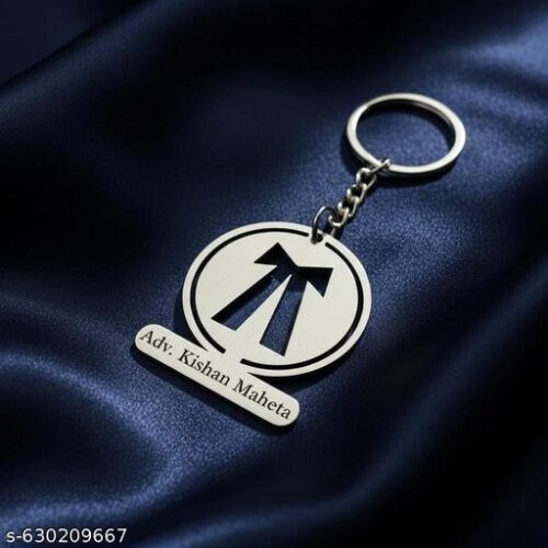 Engraved Advocate Keychain with Name | Best Gift for Lawyer Under 500 | Customised Legal Professional Accessory | Gift for Male Advocate | Court Victory Gift