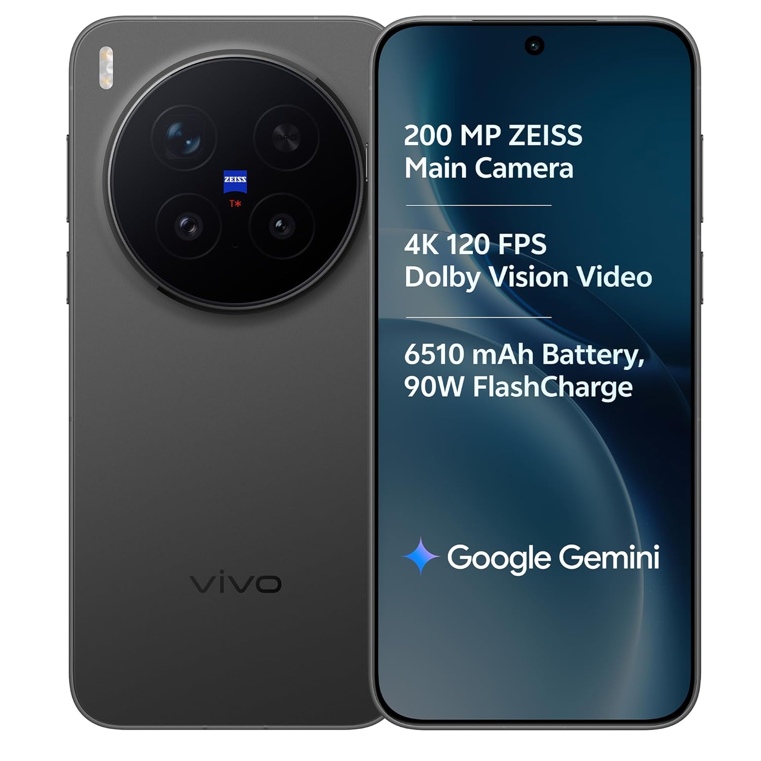 vivo X300 Pro 5G (Elite Black, 16GB RAM, 512GB Storage) with No Cost EMI/Additional Exchange Offers