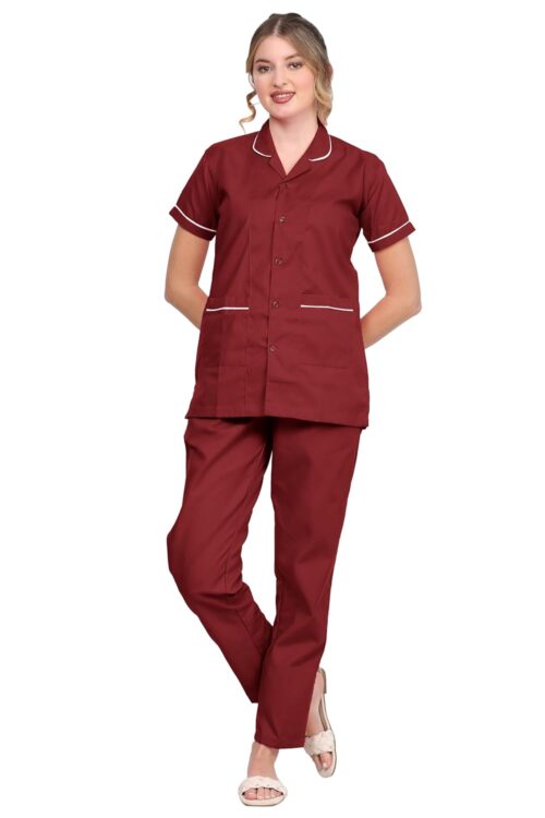 Nurse Dress Hospital Staff, Clinics, Home Health, Nanny Uniforms, Nurse Uniforms - Polyster/Viscose