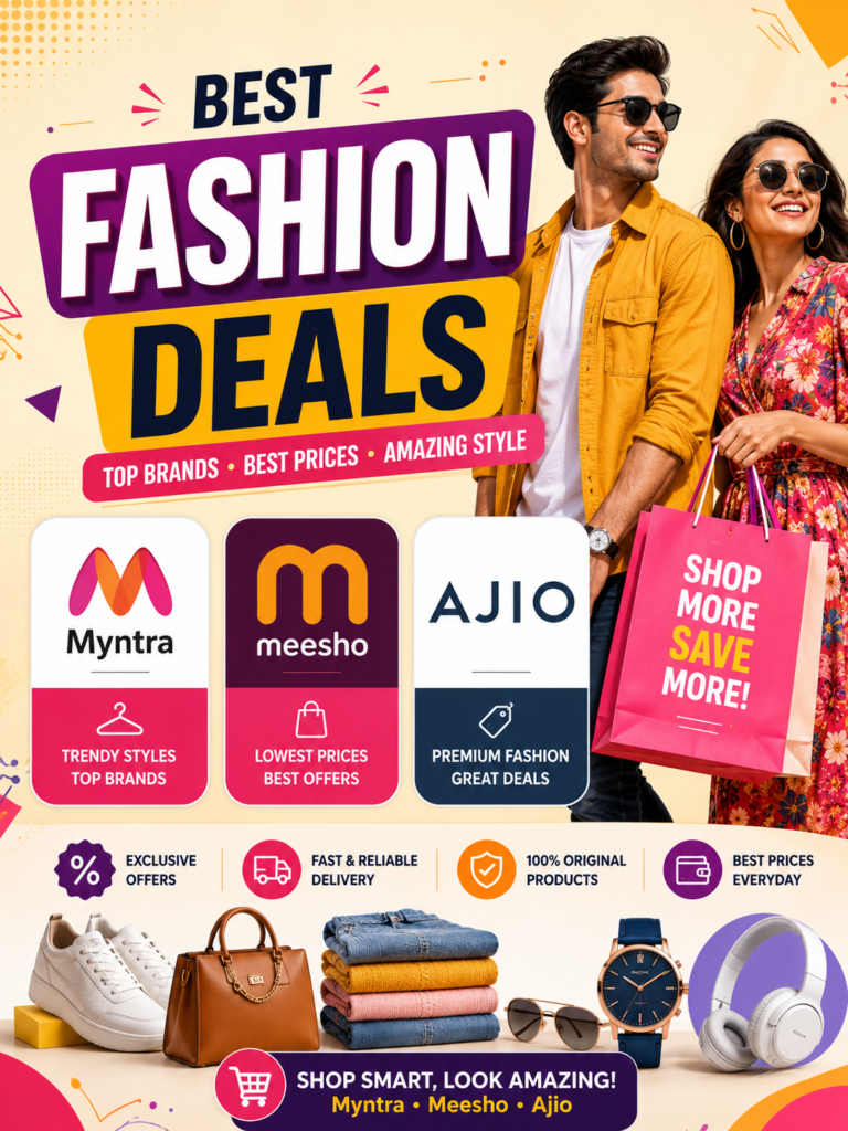 Best Fashion Deals Myntra Meesho Ajio