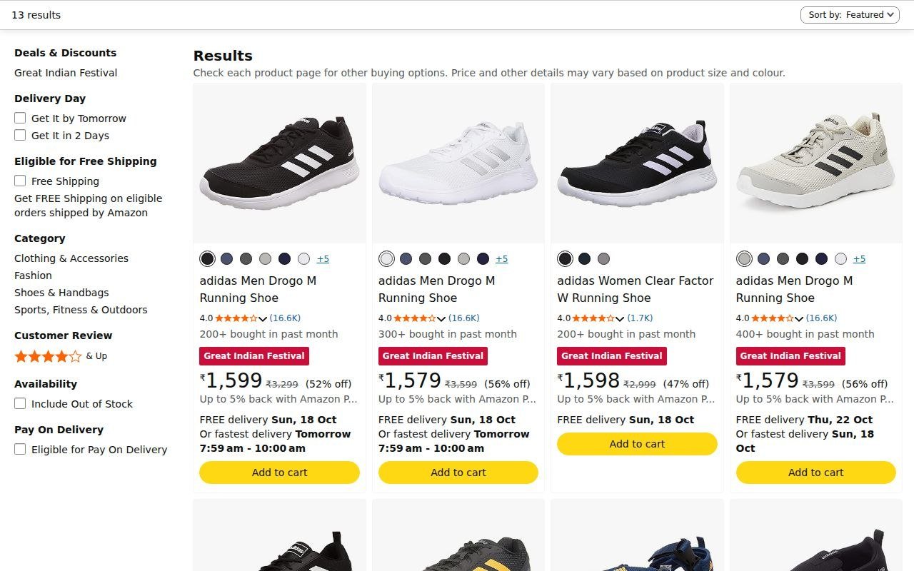 adidas Men Drogo M Running Shoe