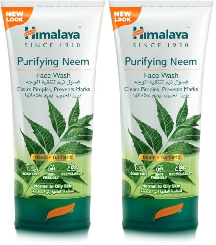 Himalaya Herbals Purifying Neem Face Wash 150ml (Pack of 2)